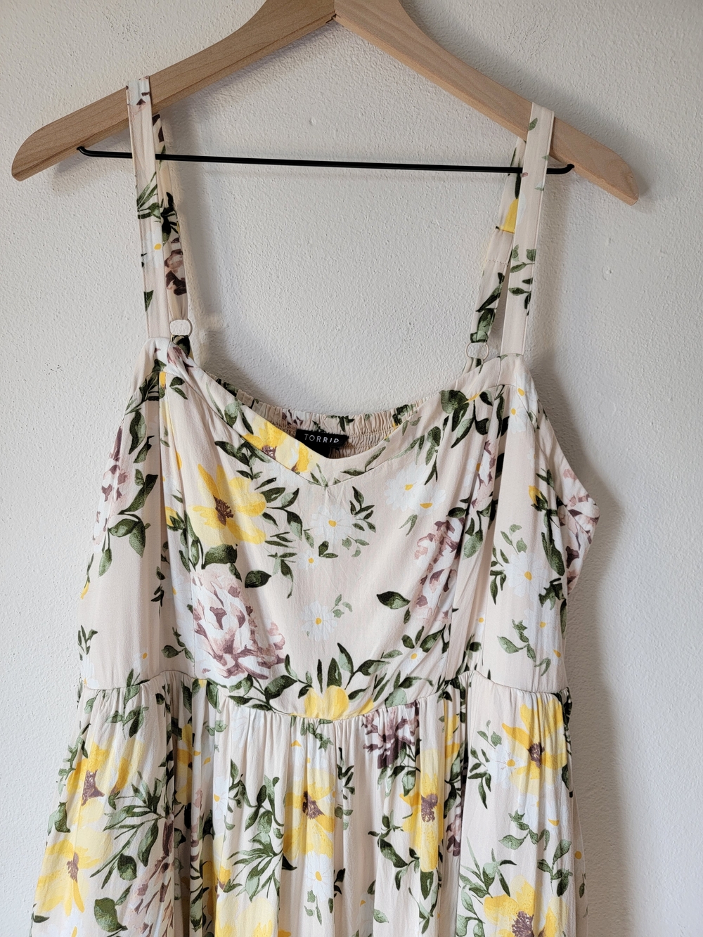 torrid Midi Challis Sunflower Sun Dress Size 2X - Picture 5 of 14